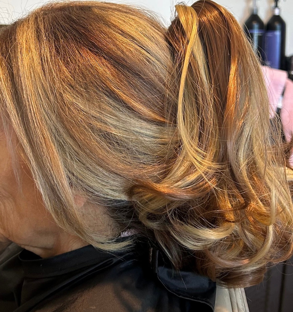Synthetic Clip Claw ponytail hair