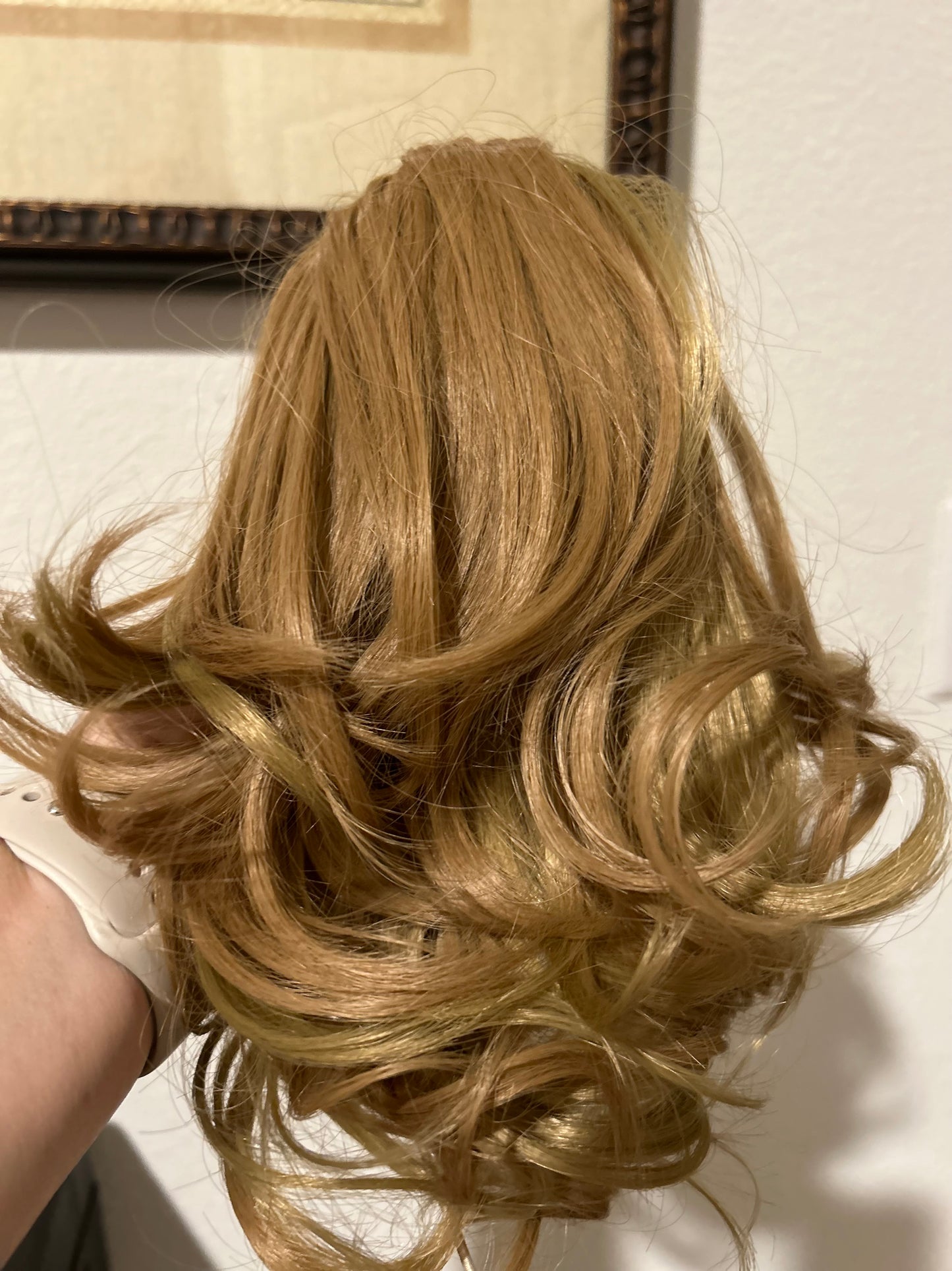 Synthetic Clip Claw ponytail hair