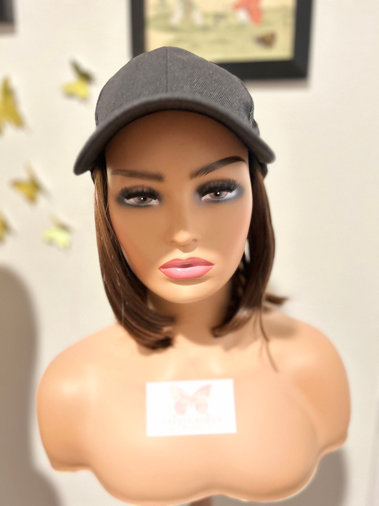 Hat Synthetic Wigs