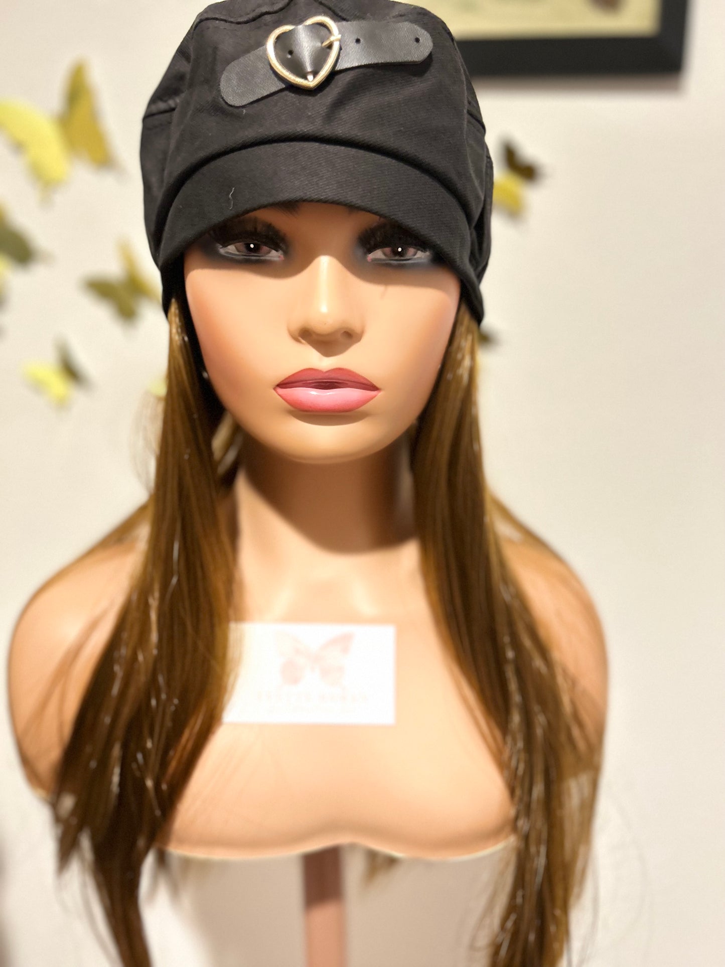 Hat Synthetic Wigs