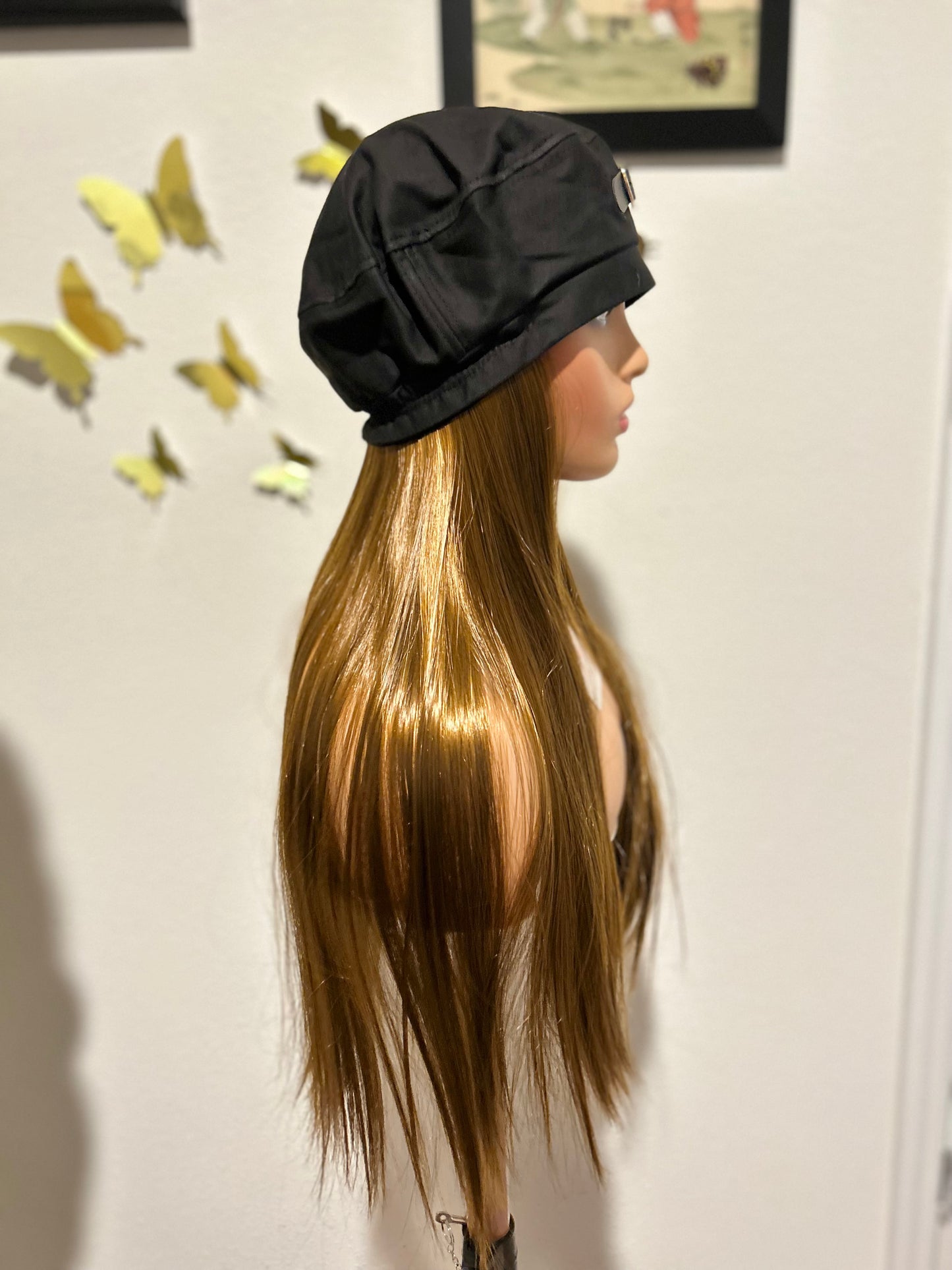 Hat Synthetic Wigs