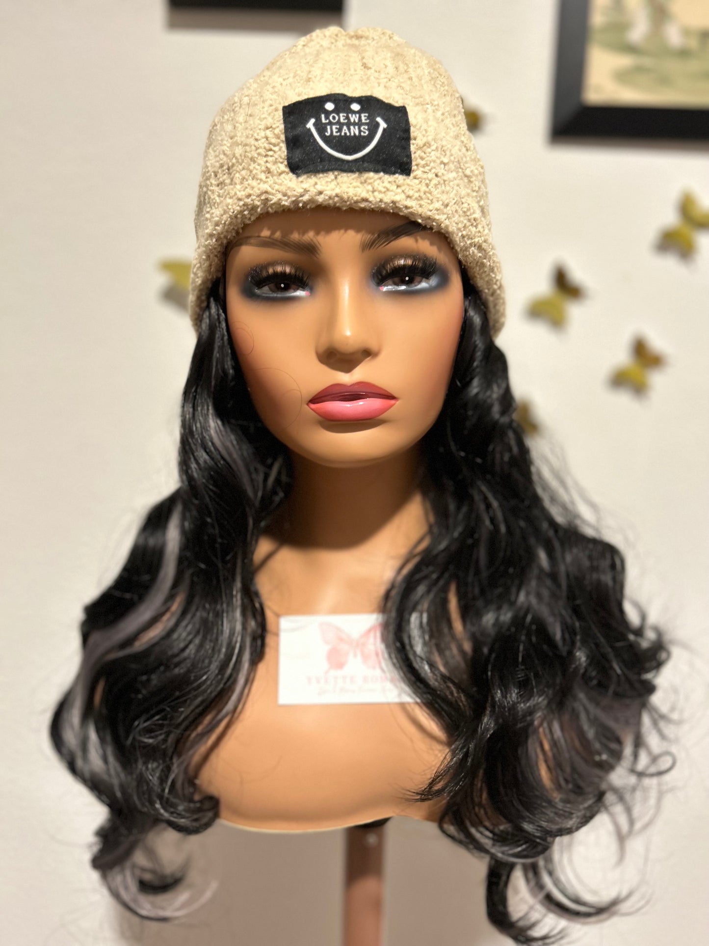 Hat Synthetic Wigs