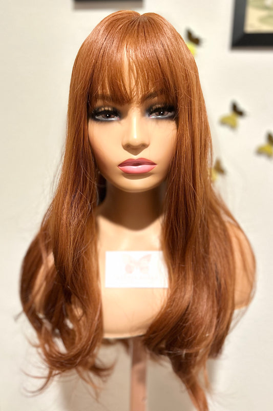 Synthetic Wig Red-Brown Ginger
