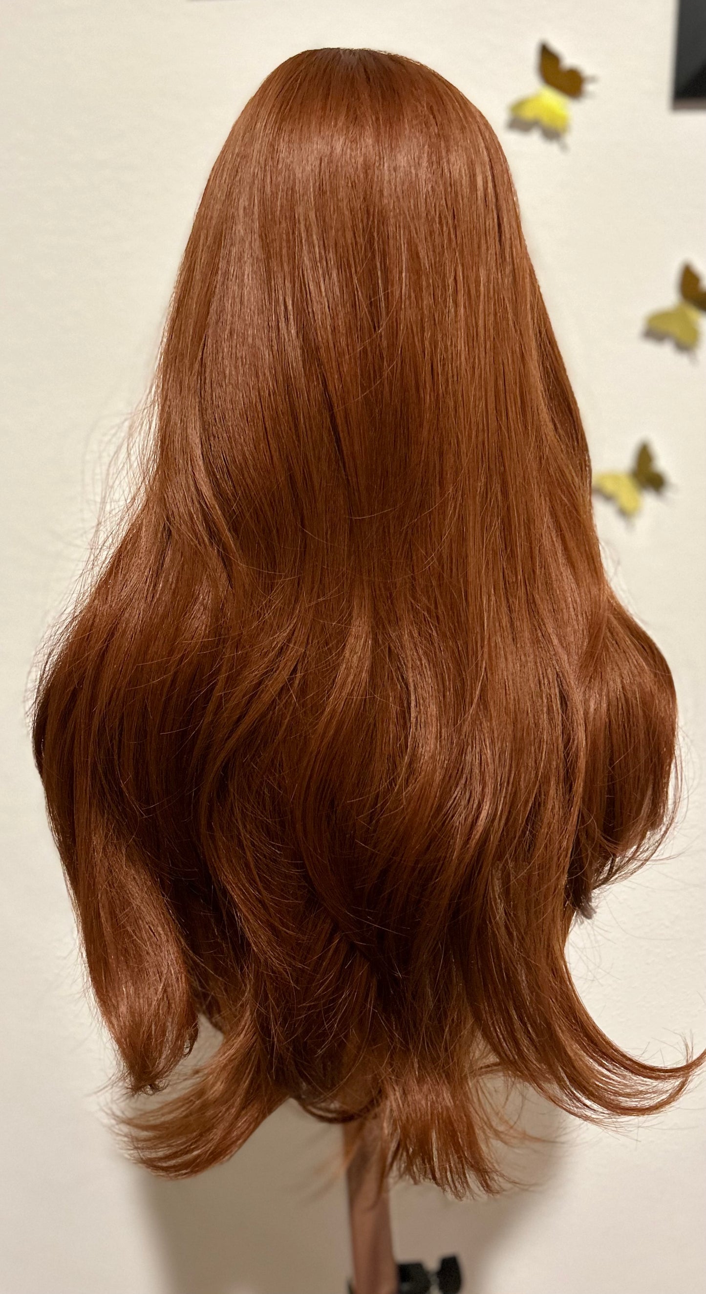 Synthetic Wig Red-Brown Ginger